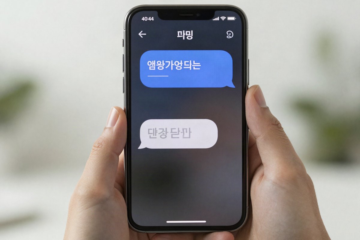 호평동 채팅앱 동네 채팅방 화면